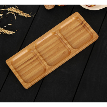 Менажница 3 секции Бамбук 25х9,5х1,5 см (2830686) *1/72