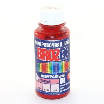 Колер паста розовый №09 0,1 л BROZEX *6/108