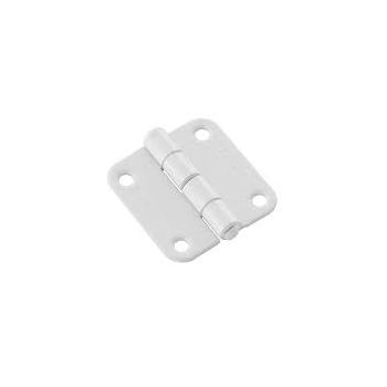 Петля накладная полимер.40мм белый СКОБИС *10/300