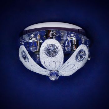 Люстра Y0838/3+3 CH Е14 3*40Вт +3*3Вт ( h=200; d=300)  VERNER LIGHTING *1