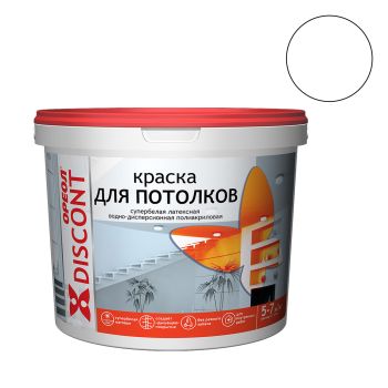 Краска акриловая для потолков 13 кг Дисконт Ореол *1/44