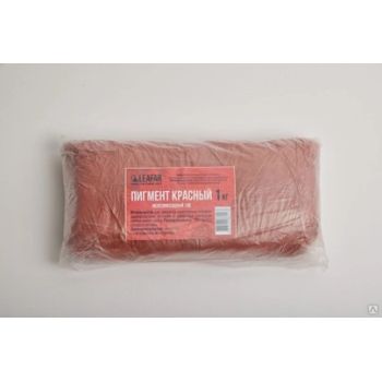 Пигмент железооксидный 1,0 кг КРАСНЫЙ 130 (Челябинск)   *15