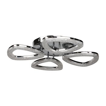 Люстра YH1232/4 CH 4*14W LED 3000-6500К (d-635; h-100) пульт  VERNER LIGHTING *1