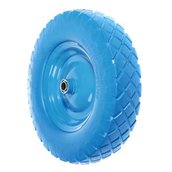 Колесо полиуретановое ступица d20/90мм D380мм PU 4.80/4.00х8 (к тачке БЕ781,БЗ279)  *1/5