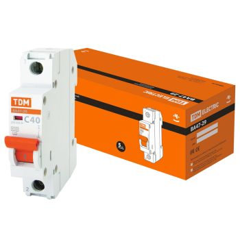 Авт.выкл. TDM ВА 47-29 40А/1П SQ0206-0078  *12/120