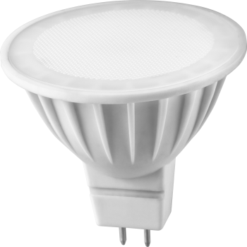 Лампа светодиодная 5W GU5,3 рефлектор 3К теплый MR16 ОНЛАЙТ 71637 *10/200