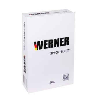 Шпаклевка полимерная белая финишная Spachtelkitt 20кг WERNER *1/56