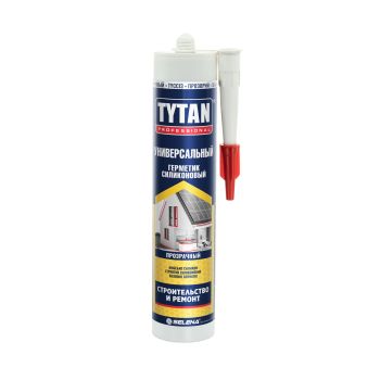Герметик силиконовый универсальный бесцветный 280мл  "TYTAN"  17912/17407/53807  *1/12