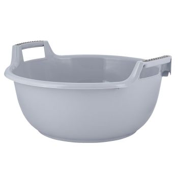 Таз пластм. 16л с ручками Серый шторм арт.PT294220025 ("Plast Team") *1/20