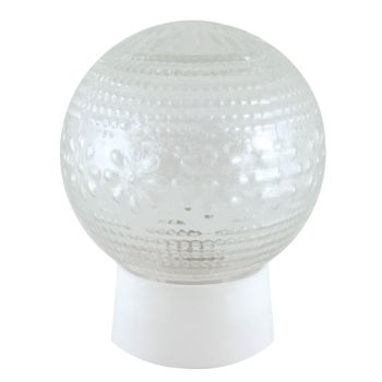 Светильник НББ 64-60 1*60Вт "шар Цветочек" прозр.стек.прямое основание (4081)*1/10