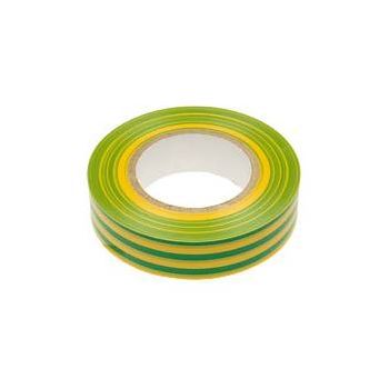 Изолента ПВХ 15мм х 20м Полосатая ж/з Klebebander 507 *8/200