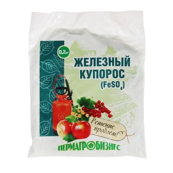 Железный купорос 0,2кг (Пермагробизнес) *20