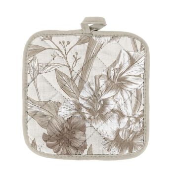 Прихватка 18х18см Флора 60050-2, 100% хлопок Vse DOMA *1