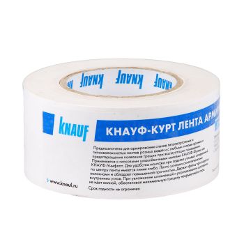 Лента армирующая бумажная КУРТ 52мм х 25м КНАУФ *1/20