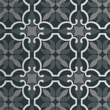 Коврик для ванной ПВХ шир. 65см х12м "V-line" Фотопечать "Дамаск" *12