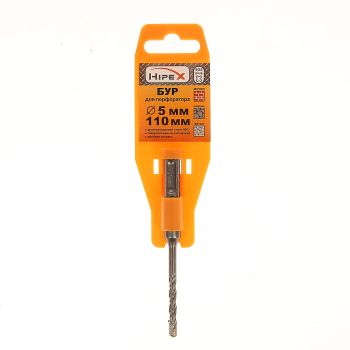 Бур по бетону  5*110мм SDS-plus 2 грани (6710550) "Hipex" *1/25