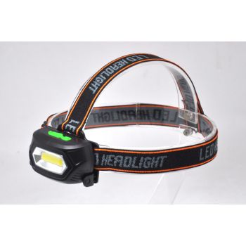 Фонарь налобный Gauss 5Вт 200Лм LED аккумулятор Li-ion 1200мАч  GFL409 *1/10/100