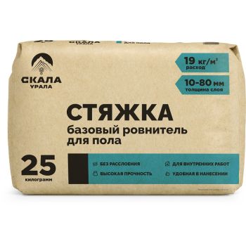 Стяжка для пола 25кг СКАЛА УРАЛА *56