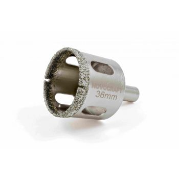 Коронка по стеклу/керамика  36мм алмазная (KAC036056301) Novocraft *1/30