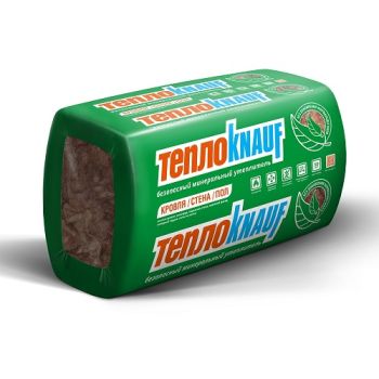 Теплоизоляция "ТеплоKNAUF КРОВЛЯ/СТЕНА/ПОЛ 100мм" ПЛИТА (100*610*1230/ 0.6м3/ 6м2/8шт) *8/32