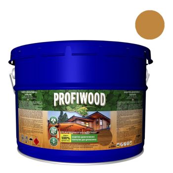 Защитно-декоративное покрытие для древесины алкидное орех 8 кг PROFIWOOD *1/44
