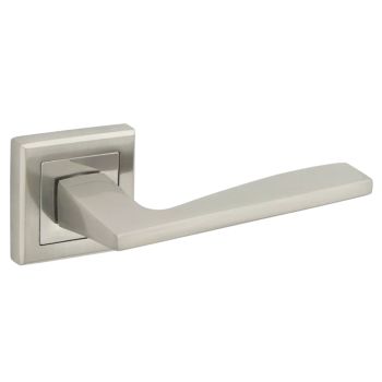 Ручка раздельная НИКЕЛЬ матовый A 201 SN Фабрика Замков *1/5/20