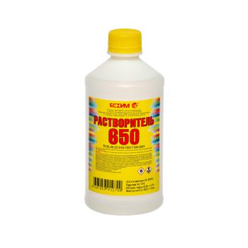 Растворитель 650  0.5 л/0,42 кг пластик Новгород *25/1200