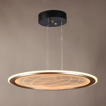 Люстра 9260 H/130W gold 530 мм 3 реж., пульт S=25м2  VERNER LIGHTING *1