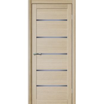 Дверь межкомнатная остеклённая ЦАРГИ COMFORT-2 Лиственница КАПУЧИНО 3D 600мм BROZEX-WOOD  *1