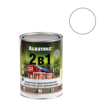 Защитно-декоративное покрытие для древесины алкидное бесцветный 0,8 л АКВАТЕКС *1/6/576