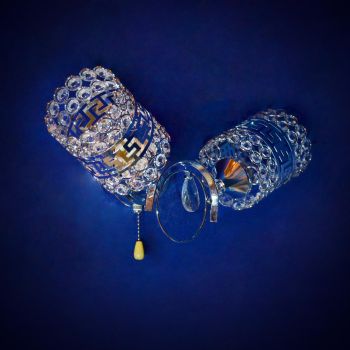 Бра N1916/2W CH E27 2*40Вт (230*150*450)  VERNER LIGHTING *1