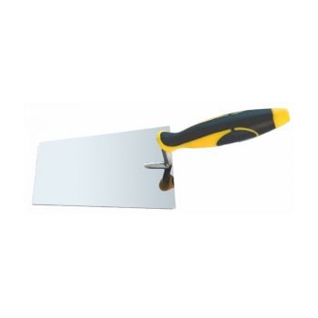 Кельма  отделочника "трапеция" нерж сталь 2-х компонентная ручка арт.3026580 "888" *1/12/72