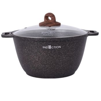 Кастрюля алюмин. антипригарная "Kukmara" "Granit Ultra INDUCTION"original 4,0л Ст.кр. кгои42а *1/3