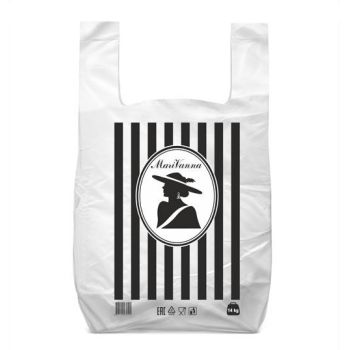 Пакет п/э "майка"  "Марианна"  ПНД 300+160х600мм (толщ.16мкм) белый (Копейск) *100/1000