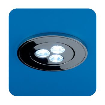 Светильник встраиваемый  Vega 03 01 05 светодиод.с драйвером круглый поворот. хром *1