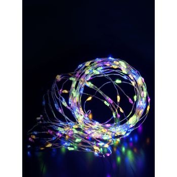 Гирлянда Нить 2 м 20LED мульти медь нить IP44 CR2032х2 (в компл) 147  *1/50