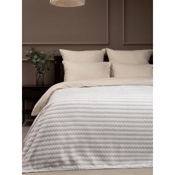 Плед 150*200см фланель жаккард двухцветный серый TF FNAC GY8 036/1520 NC Absolute *1