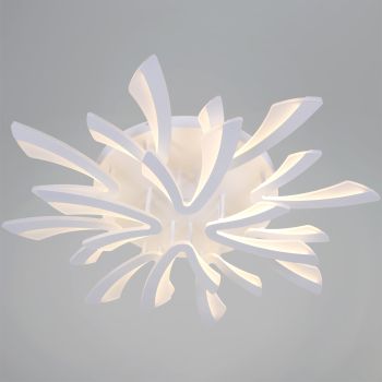 Люстра 59090-0.3-8+4 WH LED 3000-6500К 168W ПДУ ПДУ+диммер S=30м2  *1