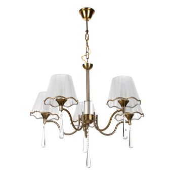 Люстра NH6447/5 СОР 5*40W E27 220V (d-660; h-560/820)  VERNER LIGHTING *1