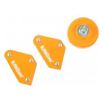 Приспособление для сварки: угольник магнитный2шт/клемма заземления магнитная1шт  MULTI-3 FoxWeld*1/6