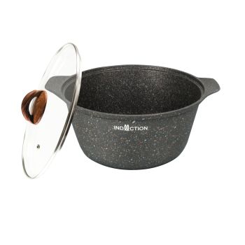 Кастрюля алюмин. антипригарная "Kukmara" "Granit Ultra INDUCTION"original 3,0л Ст.кр. кгои33а *1/3