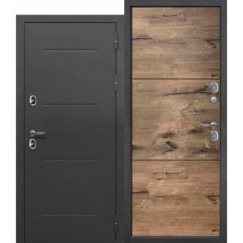 Дверь металлическая 11 см ISOTERMA Серебро Канадский Дуб 860х2050 ЛЕВАЯ ТЕРМОРАЗРЫВ *1