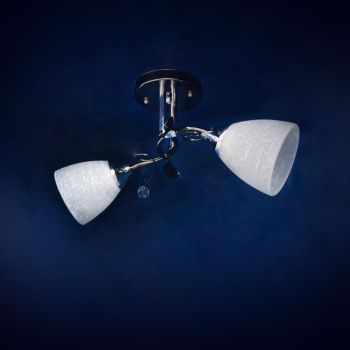Люстра А2224/2 BCH Е27 2*40Вт (h=250; d=470)  VERNER LIGHTING *1