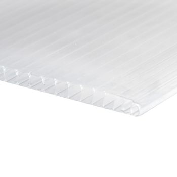 ПОЛИКАРБОНАТ 6,0 мм прозрачный ПОЛИЛАЙН  2,1*6 м *1/200