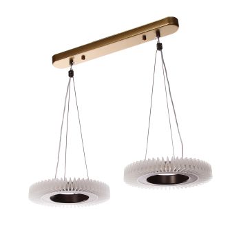 Люстра S2124/2 GD LED 3000К-6500К (l=460, d=200, h=800) б/пульта  VERNER LIGHTING *1