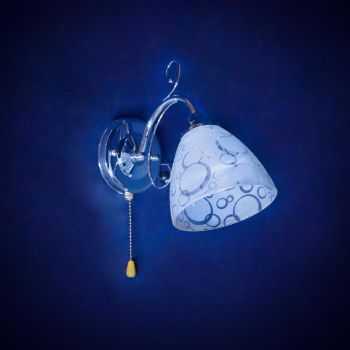 Бра N1196/1W CH E27 1*40Вт (300*260*130)  VERNER LIGHTING *1