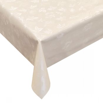 Клеёнка на нетканой основе атласная с тиснением "Star" шампань, рис.:"микс" шир.1,4м "Dekorama" *20