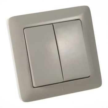 Выключатель "Хит" СП 2кл. белый ВС56-234-б  *10/96