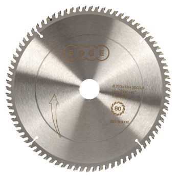 Диск пильный 250*30/25,4мм 80 зубьев по ламинату (810010036) EDGE PATRIOT *1/10