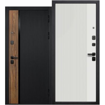 Дверь металлическая 10 см Кантри эмалит белый 860х2050 ЛЕВАЯ ФЕРРОНИ *1